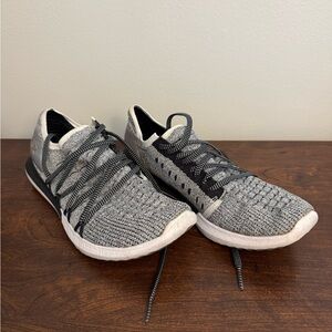 Under Armour Black and White Knit Sneakers